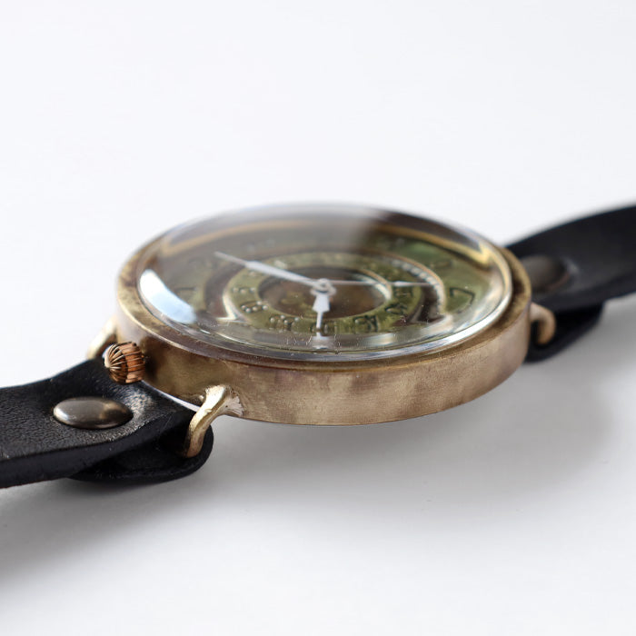 渡辺工房 手作り腕時計 “GIGATIME3-B” 50mm クォーツ [NW-JUM-201] 渡辺正明 時計作家