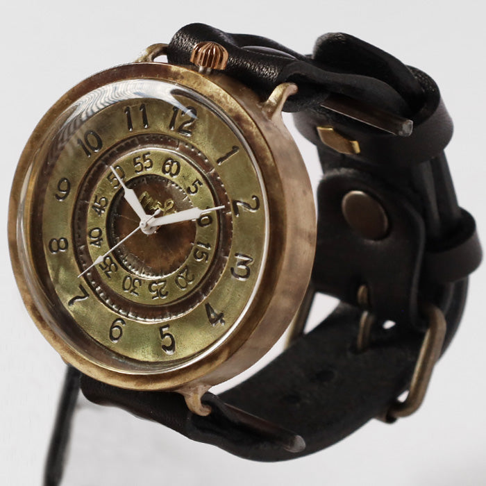 渡辺工房 手作り腕時計 “GIGATIME3-B” 50mm クォーツ [NW-JUM-201] 渡辺正明 時計作家