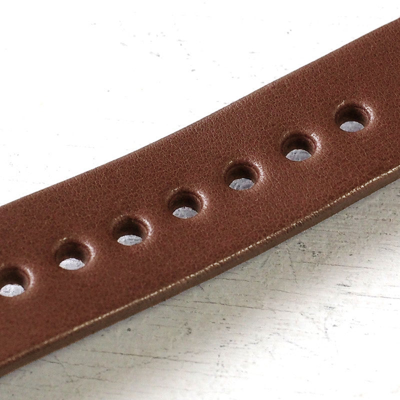 Watanabe Kobo Handmade Watch Jumbo Brass "JSB2" Clear Red Dial [NW-JUM38B-RD] Handmade Watch Brand Leather Strap 