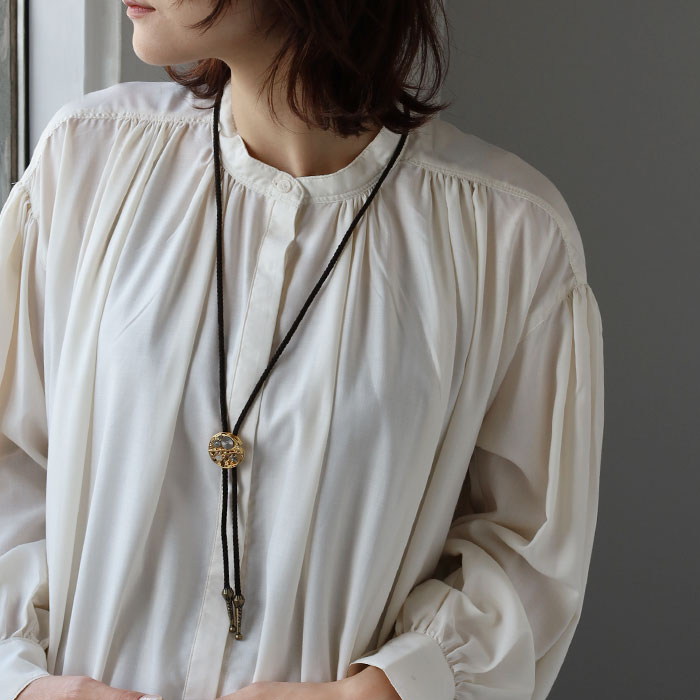 Watanabe Kobo Handmade Accessory Manual Winding Movement Loop Tie [NW-NC-01] Men's Women's Bolo Tie Accessories