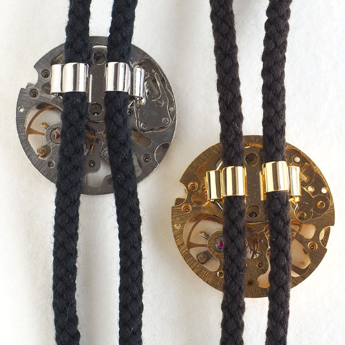 Watanabe Kobo Handmade Accessory Manual Winding Movement Loop Tie [NW-NC-01] Men's Women's Bolo Tie Accessories