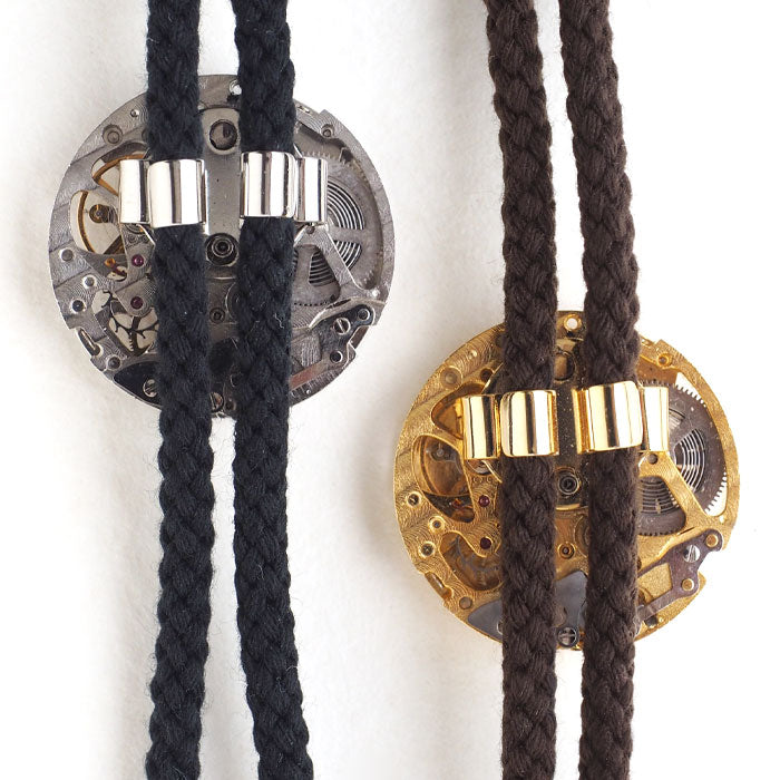 渡辺工房 手作り アクセサリー 自動巻き ムーブメント ループタイ [NW-NC-02] メンズ レディース ボロタイ アクセサリー