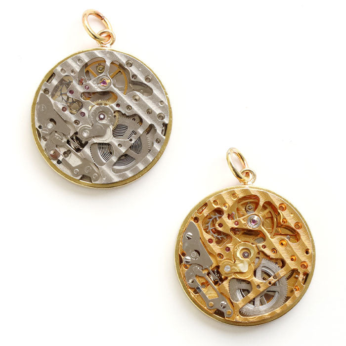 渡辺工房 手作り アクセサリー 自動巻き ムーブメント ペンダント [NW-NC-04] メンズ レディース ネックレス