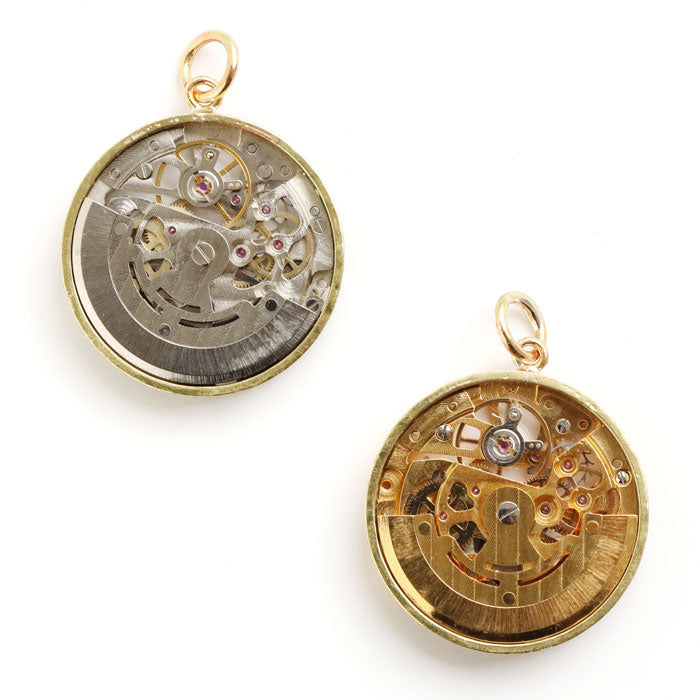 渡辺工房 手作り アクセサリー 自動巻き ムーブメント ペンダント [NW-NC-04] メンズ レディース ネックレス