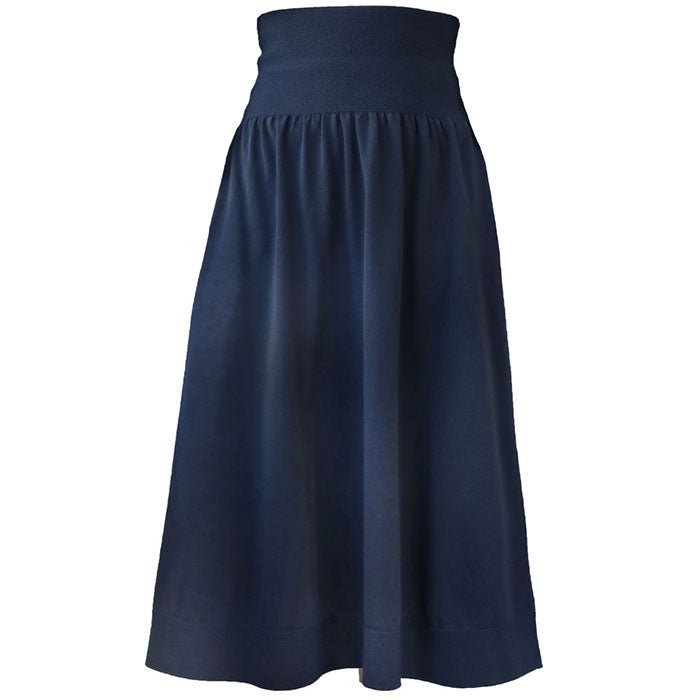 SAIHUKU 226-Wrapping- Wraps around the tummy Stretchy knit with belly wrap Long skirt with petticoat Free size Ladies [ON-02-22005-00] Gosen City, Niigata Prefecture Gosen knit brand
