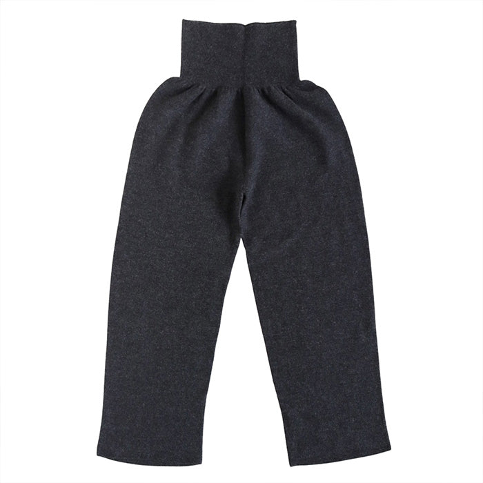 [2 Colors] SAIFUKU 226 "Tsutsumu" Abdominal-Wrapping Stretch Knit Pants with Integrated Belly Warmer, Wool Wide Type, One Size, Women's [ON-02-24002-00], Gosen City, Niigata Prefecture, Gosen Knit Brand