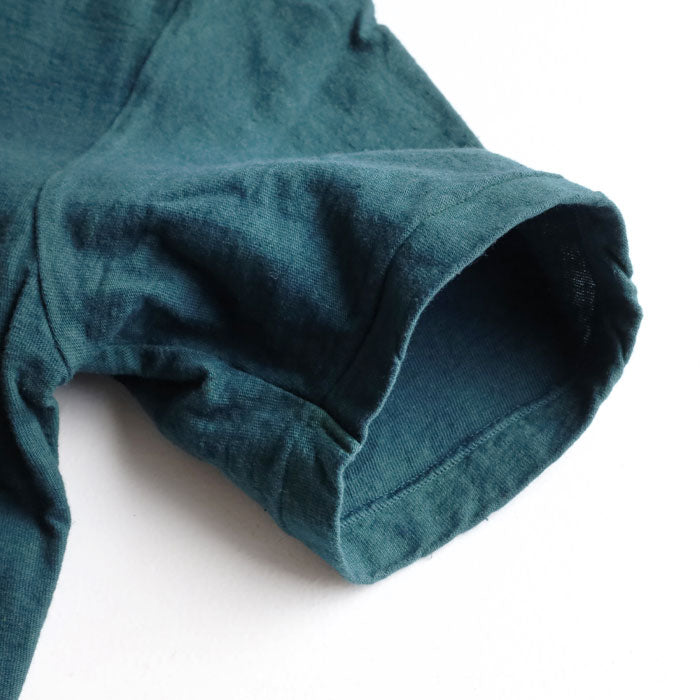 Tezomeya tie-dye hang-knit jersey organic cotton T-shirt short sleeves long sleeves "Gyakumaru" men's and women's [OT-SB18]