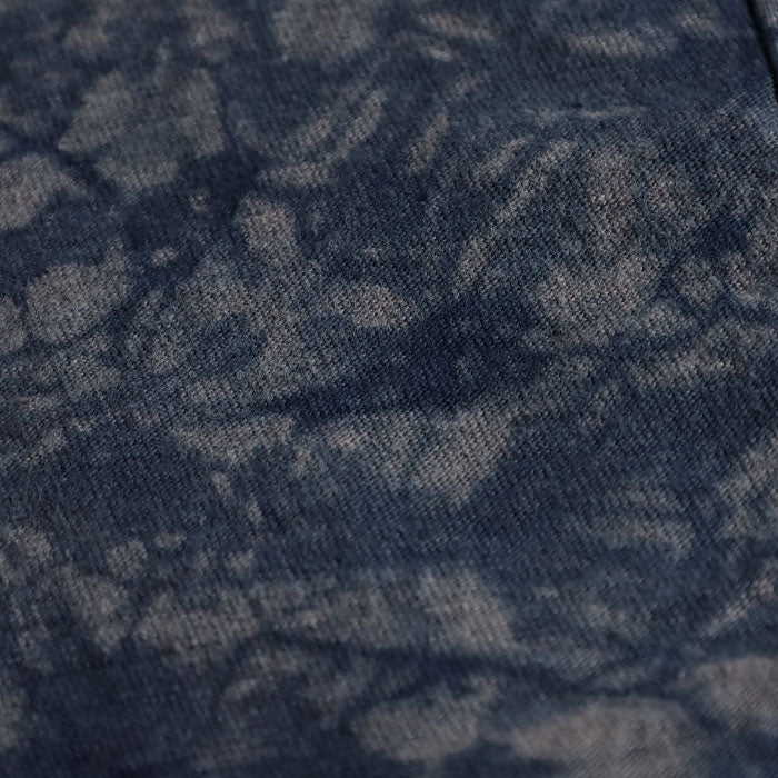 Hand-dyed Meya tie-dyed/tight-dyed hanging knit jersey organic cotton T-shirt short sleeve "Leaf" for men and women [OT-SB23] 