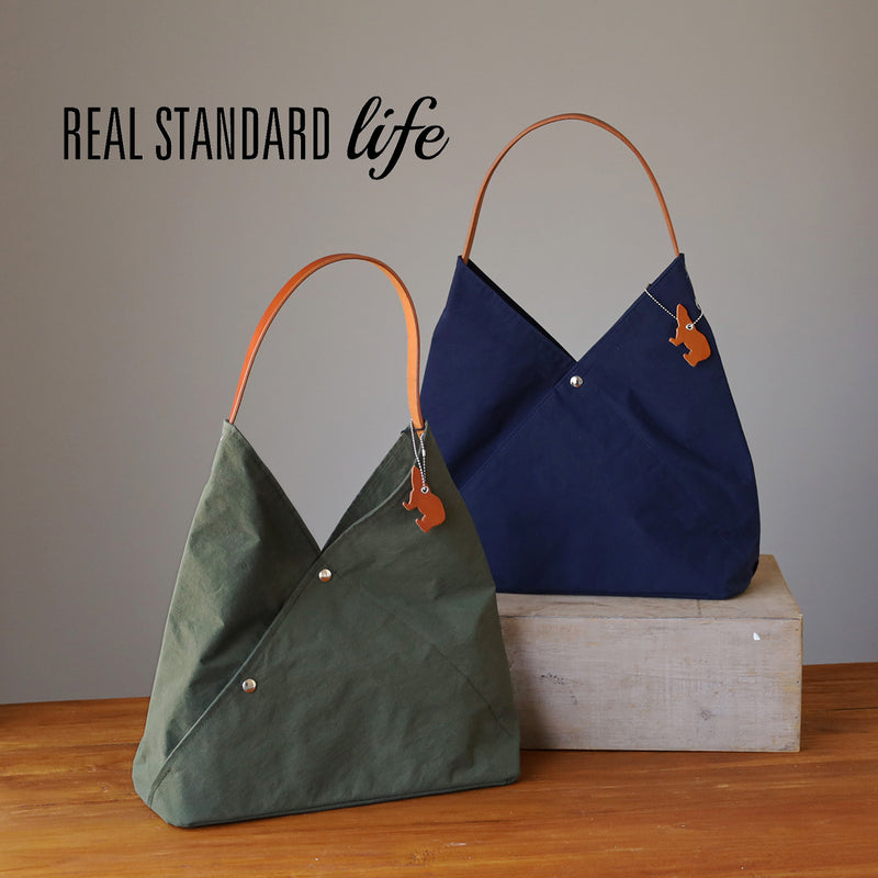 【2色】REAL STANDARD life トートバッグ ナイロン 超軽量 撥水 Lumie AZM Lサイズ[PA1448]