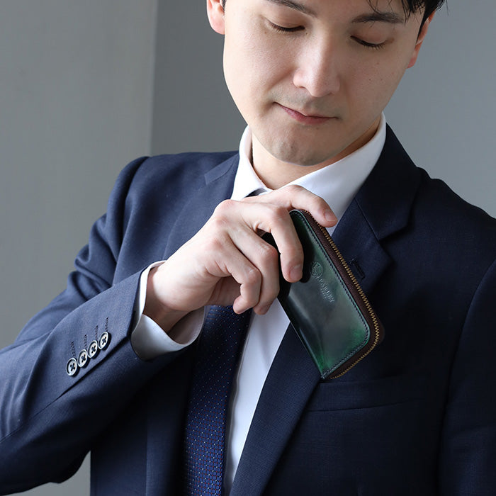 Leather Workshop PARLEY “Parley Classic” Card &amp; Smart Key Case [PC-19] 