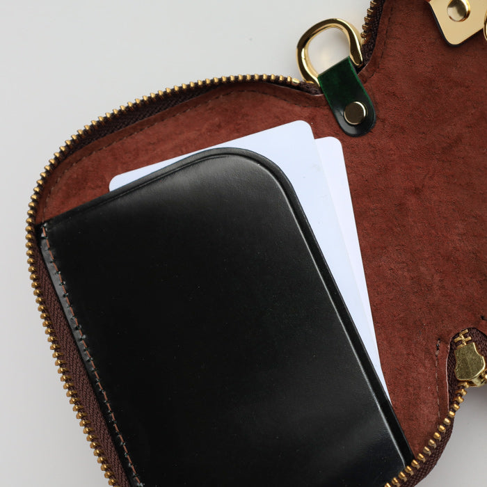 Leather Workshop PARLEY "Parley Classic" Smart Key Case Smart Key Holds 2 Keys, Up to 3 Keys Can Be Attached [PC-30] Tokyo Leather Wallet Leather Accessories Brand 