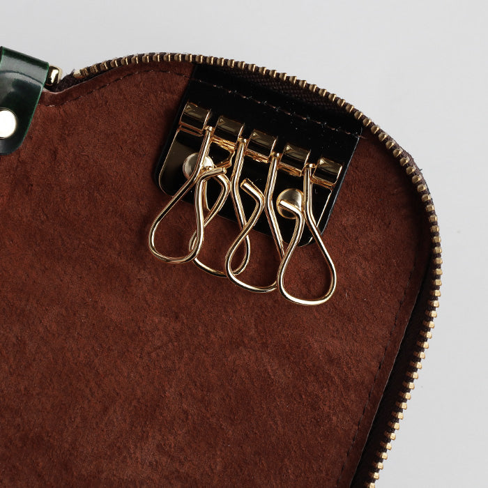 Leather Workshop PARLEY "Parley Classic" Smart Key Case Smart Key Holds 2 Keys, Up to 3 Keys Can Be Attached [PC-30] Tokyo Leather Wallet Leather Accessories Brand 