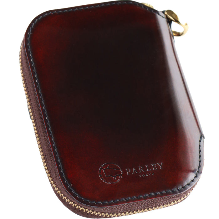 Leather Workshop PARLEY "Parley Classic" Smart Key Case Smart Key Holds 2 Keys, Up to 3 Keys Can Be Attached [PC-30] Tokyo Leather Wallet Leather Accessories Brand 