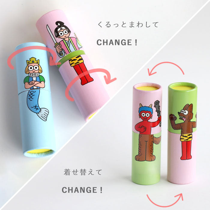 [3-pack] Taisei Shiki Seisakusho Cylinder-shaped Pocket Money Envelope POCHI-PON (Pochipon) CHANGE [POCHIP-CHANGE] Paper Goods Brand New Year's Money Gift Envelope Cute Pocket Money Envelope