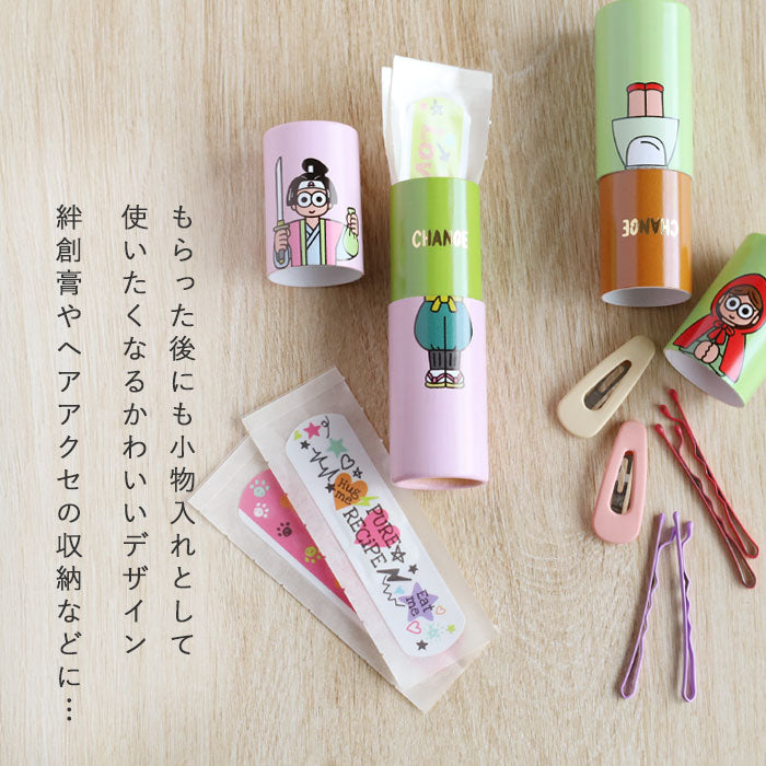 3本入り】大成紙器製作所 筒形 ポチ袋 POCHI-PON(ポチポン) CHANGE