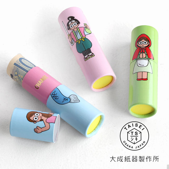 3本入り】大成紙器製作所 筒形 ポチ袋 POCHI-PON(ポチポン) CHANGE