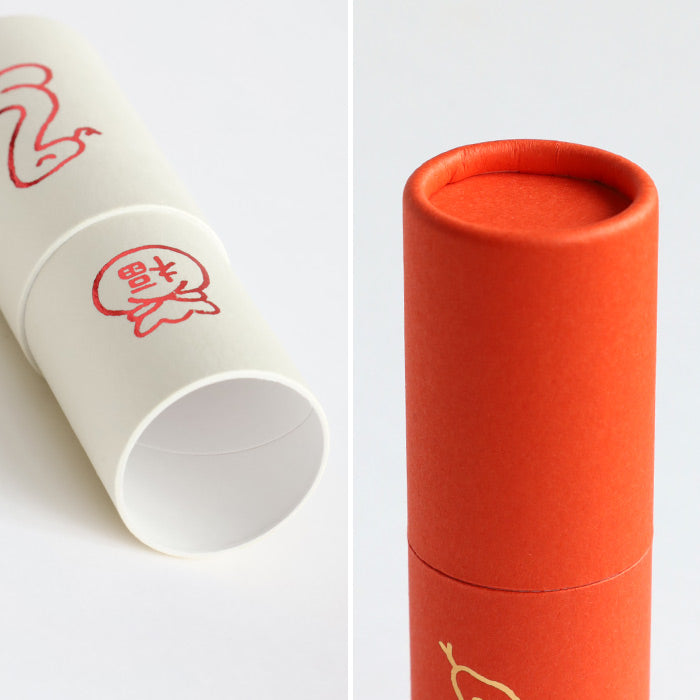 [3-pack] Taisei Paper Containers Cylindrical Pochi Envelopes POCHI-PON (Pochipon) Mi (Snake) [POCHIP-MI] New Year's Gifts, Celebrations, Japanese Patterns, Cute Pochi Envelopes