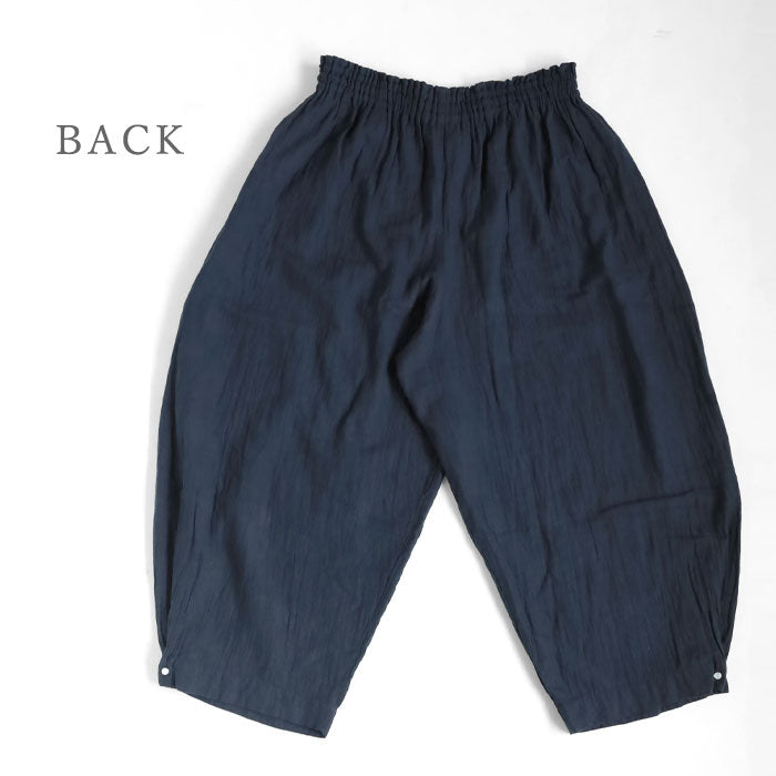 [All 28 colors] Gauze clothing studio garage (garage) Double gauze 2WAY wide pants Ladies [PT-16] 