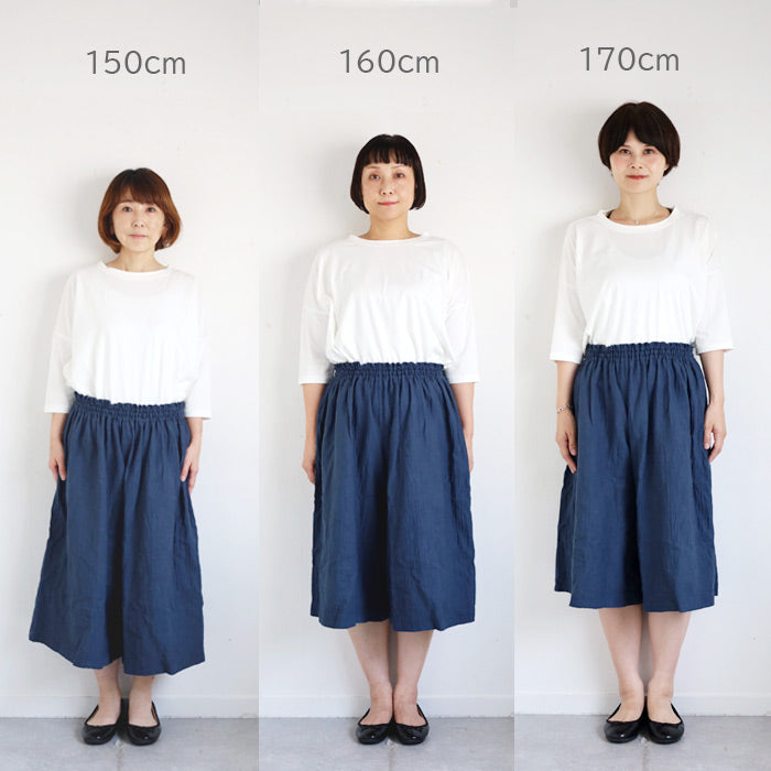 【全28色】ガーゼ服工房garage（ガラージ）ダブルガーゼ ガウチョパンツ レディース [PT-17]