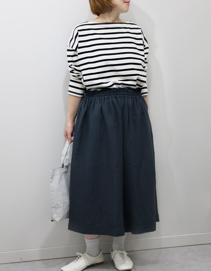 [All 28 colors] Gauze clothing studio garage (garage) double gauze gaucho pants ladies [PT-17] 