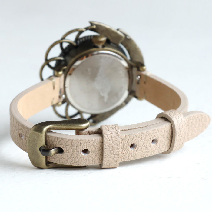 DEDEGUMO(デデグモ) 手作り 腕時計 カメオ時計 レディース [Q23-4] 京都 ハンドメイド ウォッチ ブランド