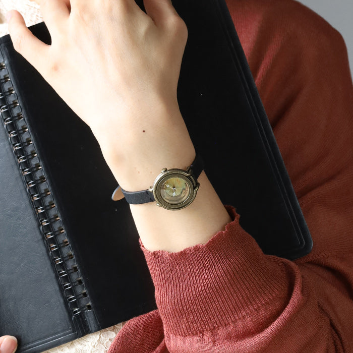 DEDEGUMO Handmade Watch Brass Tokei 5 S Size Ladies [Q23-4] Kyoto Handmade Watch Brand 