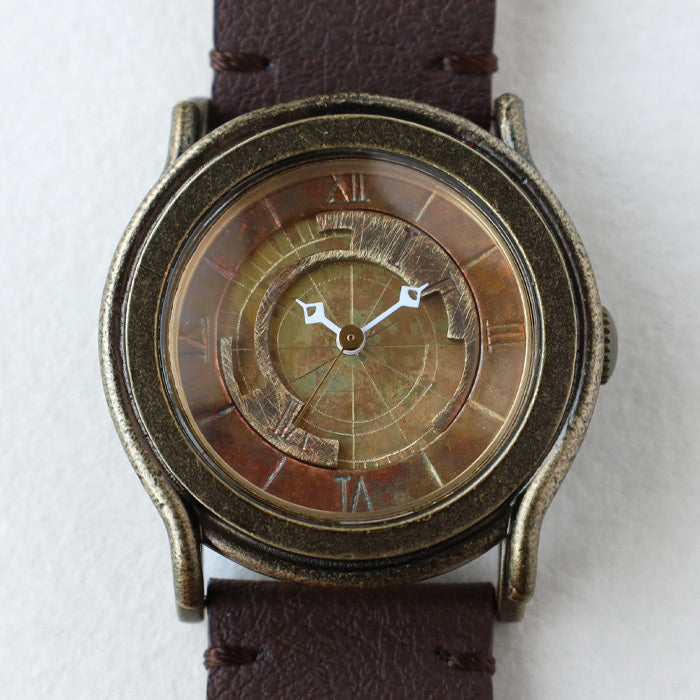 DEDEGUMO Handmade Watch Brass Tokei 5 M Size Men's Women's [Q31-2] Kyoto Kyoto Handmade Watch Brand 
