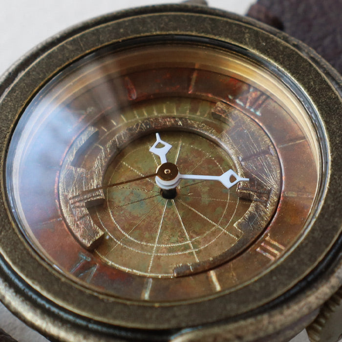 DEDEGUMO Handmade Watch Brass Tokei 5 M Size Men's Women's [Q31-2] Kyoto Kyoto Handmade Watch Brand 