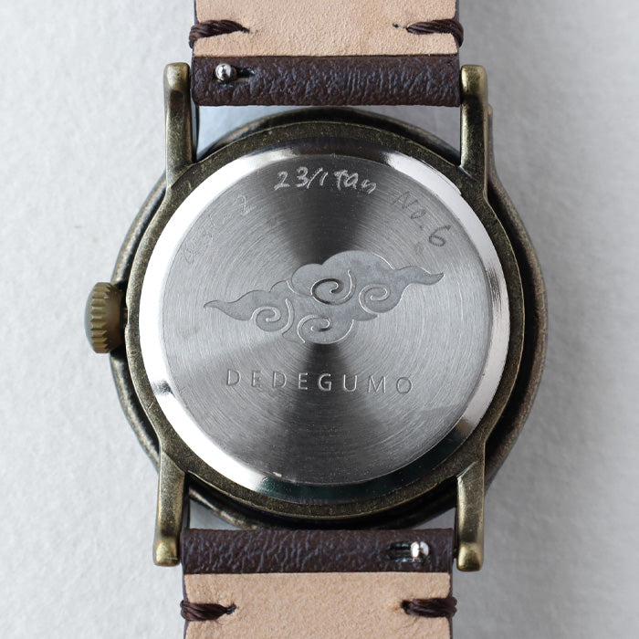 DEDEGUMO Handmade Watch Brass Tokei 5 M Size Men's Women's [Q31-2] Kyoto Kyoto Handmade Watch Brand 