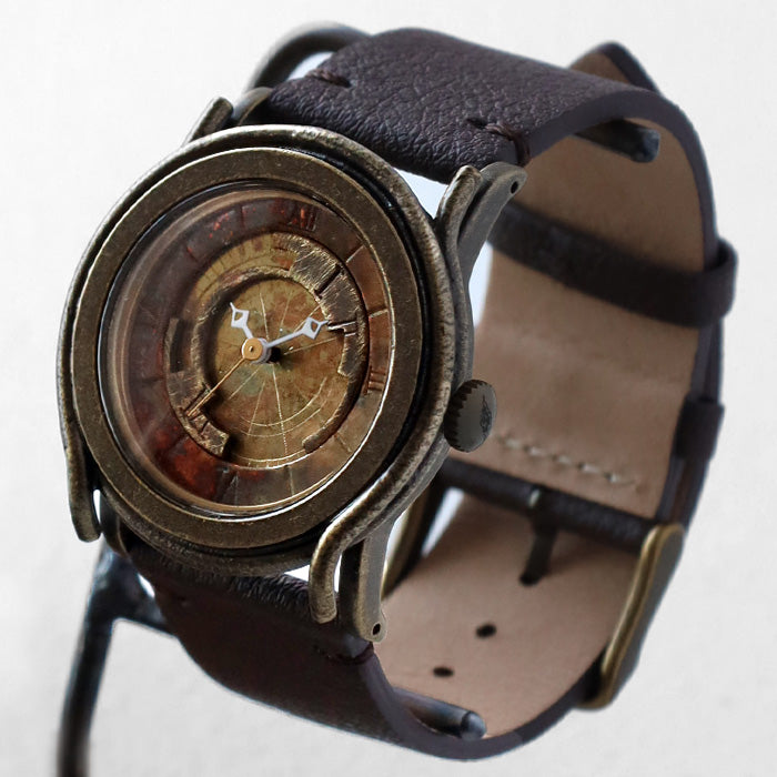 DEDEGUMO Handmade Watch Brass Tokei 5 M Size Men's Women's [Q31-2] Kyoto Kyoto Handmade Watch Brand 