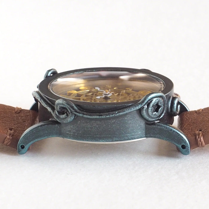 DEDEGUMO Handmade Watch Ferris Wheel Navy Men's Women's [Q31-2-NV] Kyoto Handmade Watch Brand 