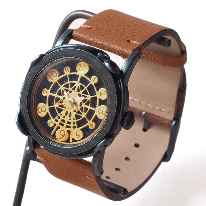 DEDEGUMO Handmade Watch Ferris Wheel Navy Men's Women's [Q31-2-NV] Kyoto Handmade Watch Brand 