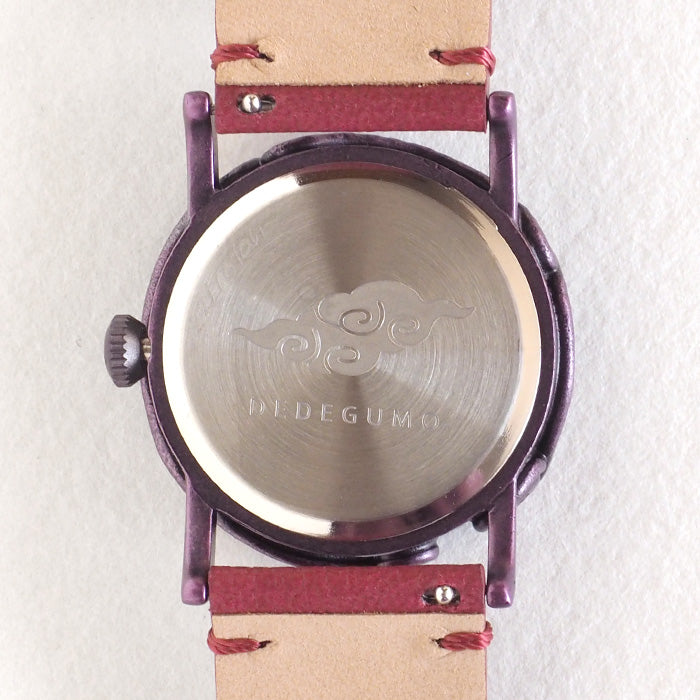DEDEGUMO(デデグモ) 手作り 腕時計 観覧車 レッド メンズ レディース [Q31-2-RD] 京都 ハンドメイド ウォッチ ブランド