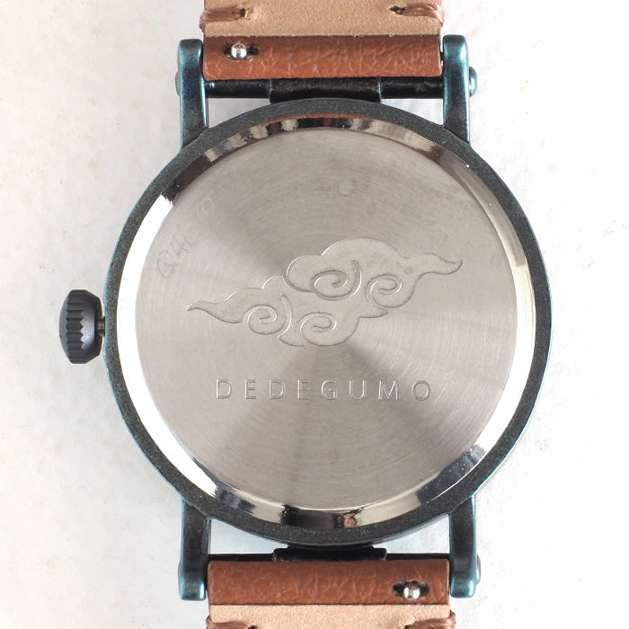 DEDEGUMO(デデグモ) 手作り 腕時計 水藻 ブルー メンズ レディース 男女兼用 [Q41-10-BL] 京都 ハンドメイド ウォッチ ブランド