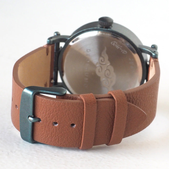 DEDEGUMO(デデグモ) 手作り 腕時計 水藻 ブルー メンズ レディース 男女兼用 [Q41-10-BL] 京都 ハンドメイド ウォッチ ブランド