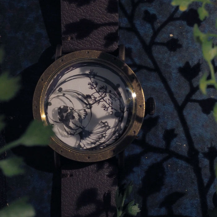 DEDEGUMO Handmade Watch - Autumn Serenade - Men's & Women's [Q41-12] Kyoto Handmade Watch Brand