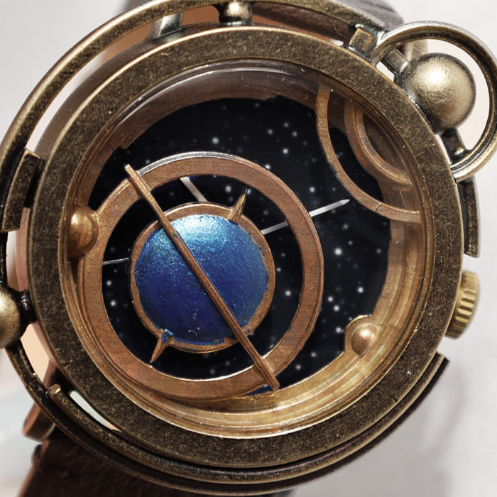 DEDEGUMO(デデグモ) 手作り 腕時計 TERRA ブラック メンズ レディース [Q41-4-BK] 京都 ハンドメイド ウォッチ ブランド