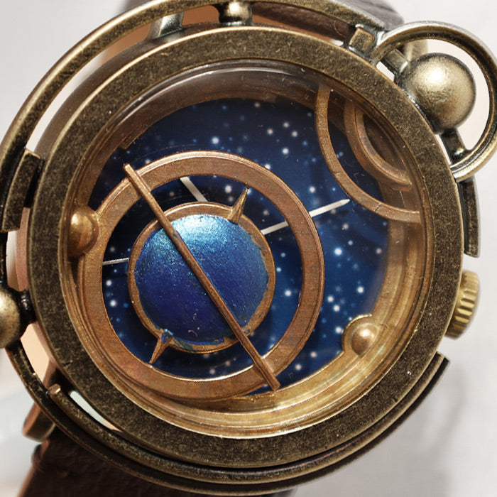 DEDEGUMO Handmade Wristwatch TERRA Black Men's Women's [Q41-4-BK] Kyoto Handmade 