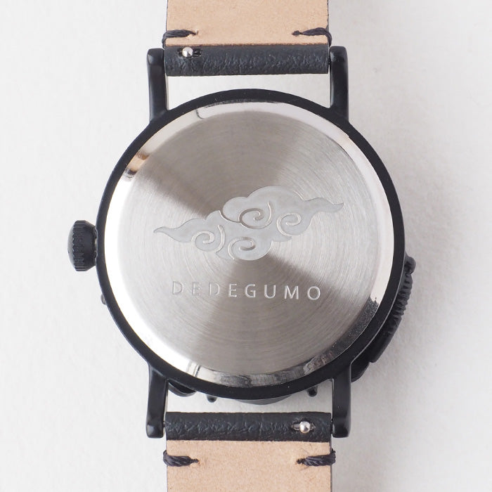 DEDEGUMO(デデグモ) 手作り 腕時計 キカイ・ガスマスク ブラック メンズ レディース [Q41-5-BK] 京都 ハンドメイド ウォッチ ブランド