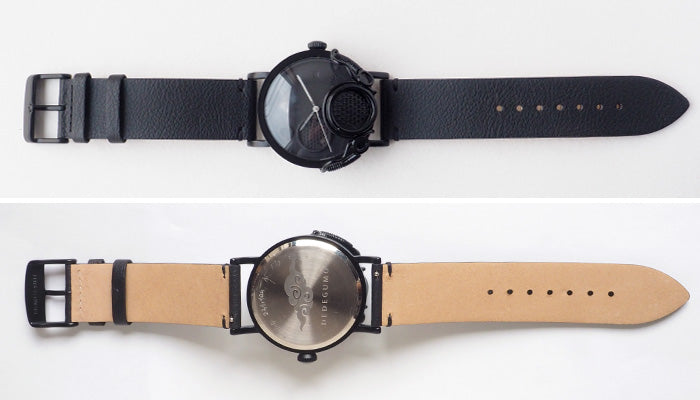 DEDEGUMO(デデグモ) 手作り 腕時計 キカイ・ガスマスク ブラック メンズ レディース [Q41-5-BK] 京都 ハンドメイド ウォッチ ブランド