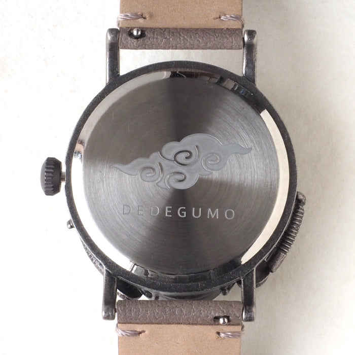 DEDEGUMO Handmade Watch Machine Gas Mask Brown Men's Women's [Q41-5-BR] Kyoto Handmade Watch Brand 