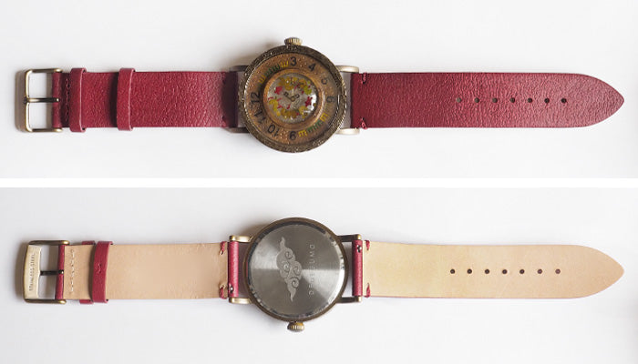 DEDEGUMO Handmade Watch with Goldfish Bowl for Women and Men [Q41-6] Kyoto Handmade Watch Brand 