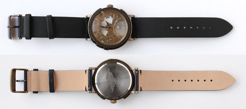 DEDEGUMO(デデグモ) 手作り 腕時計 Rev. シルバー メンズ レディース [Q41-7-SV] 京都 ハンドメイド ウォッチ ブランド