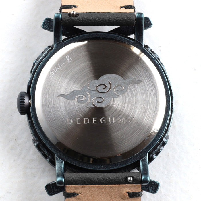 DEDEGUMO(デデグモ) 手作り 腕時計 スノードーム ブラック メンズ レディース [Q41-8-BK] 京都 ハンドメイド ウォッチ ブランド