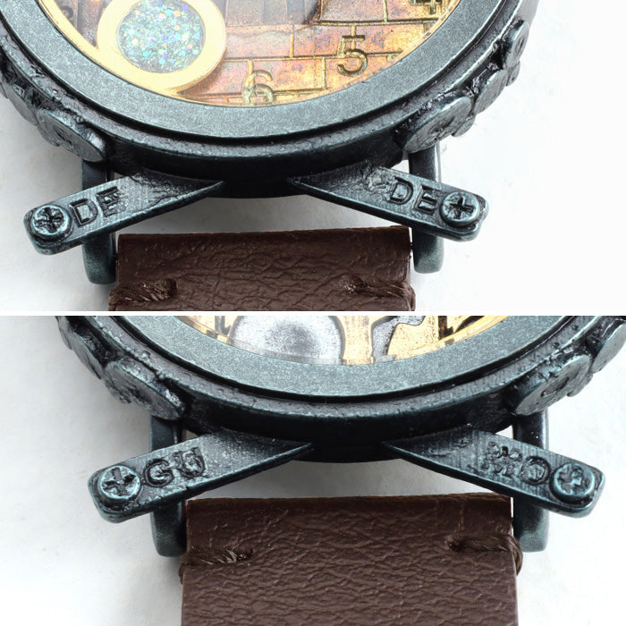 DEDEGUMO Handmade Watch Snow Globe Navy Men's Women's [Q41-8-NV] Kyoto Handmade Watch Brand 