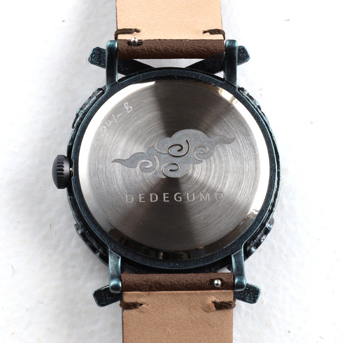 DEDEGUMO Handmade Watch Snow Globe Navy Men's Women's [Q41-8-NV] Kyoto Handmade Watch Brand 
