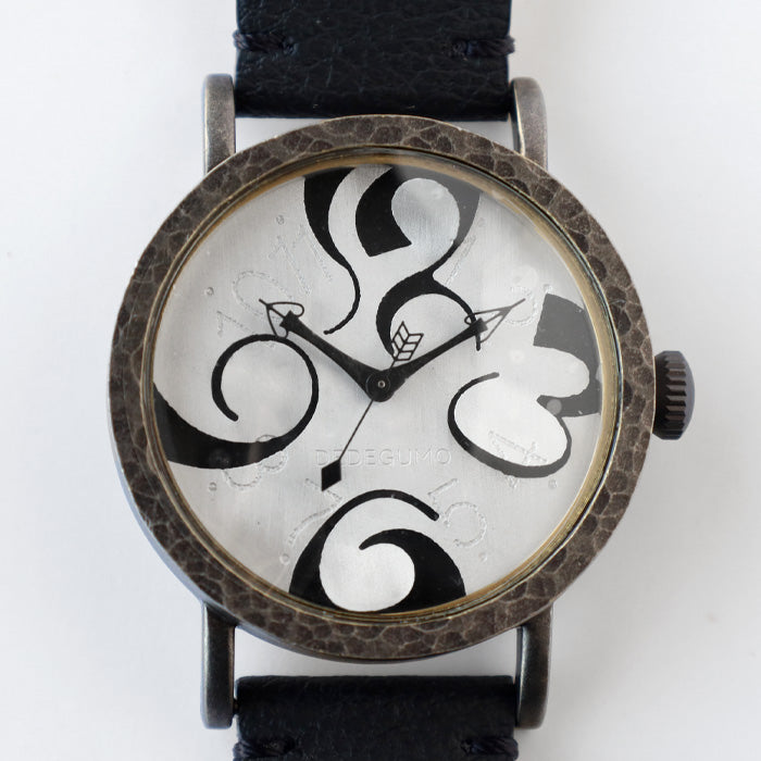 DEDEGUMO Handmade Watch Imagination Black Men's Women's [Q41-9-BK] Kyoto Handmade 