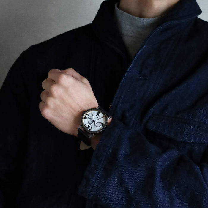 DEDEGUMO Handmade Watch Imagination Black Men's Women's [Q41-9-BK] Kyoto Handmade 