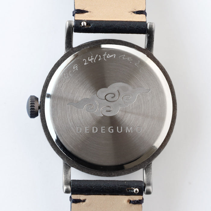 DEDEGUMO Handmade Watch Imagination Black Men's Women's [Q41-9-BK] Kyoto Handmade 