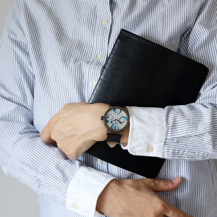 DEDEGUMO Handmade Watch Imagination Blue Men's Women's [Q41-9-BL] Kyoto Handmade 